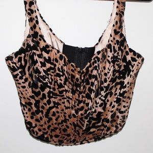 House of CB Leopard Corset Bustier